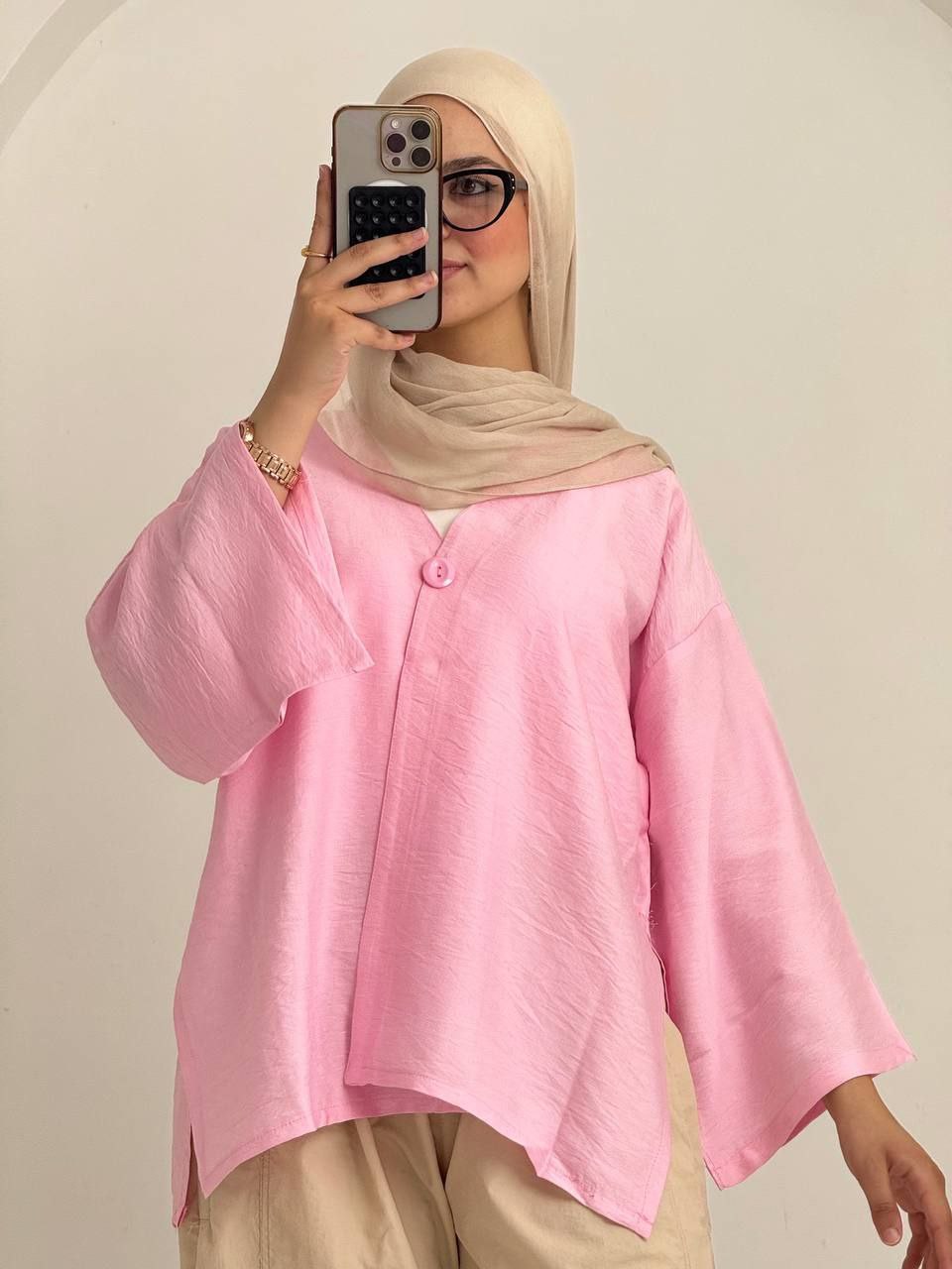 قميص زرار واحد